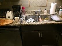 kitchen sink before doing somethingg